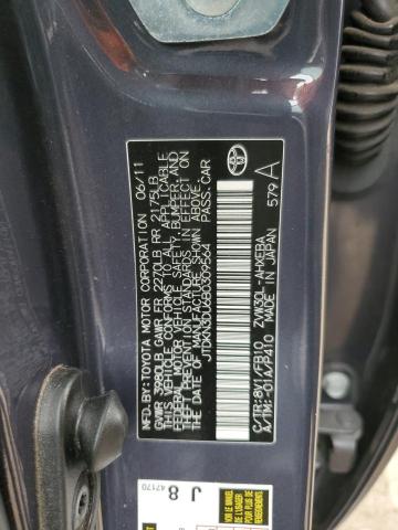 Photo 11 VIN: JTDKN3DU6B0309564 - TOYOTA PRIUS 