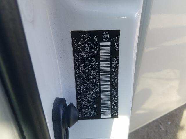 Photo 9 VIN: JTDKN3DU6B0314957 - TOYOTA PRIUS 