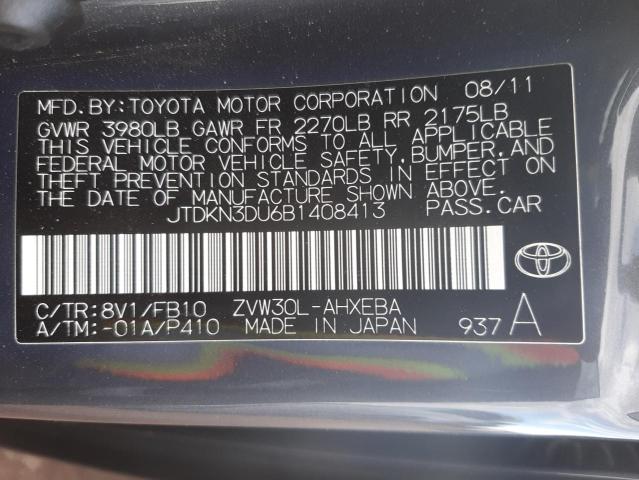 Photo 9 VIN: JTDKN3DU6B1408413 - TOYOTA PRIUS 