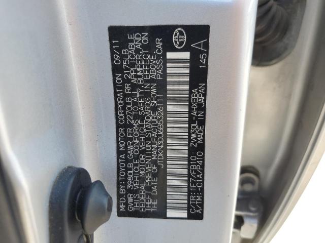 Photo 11 VIN: JTDKN3DU6B5326111 - TOYOTA PRIUS 