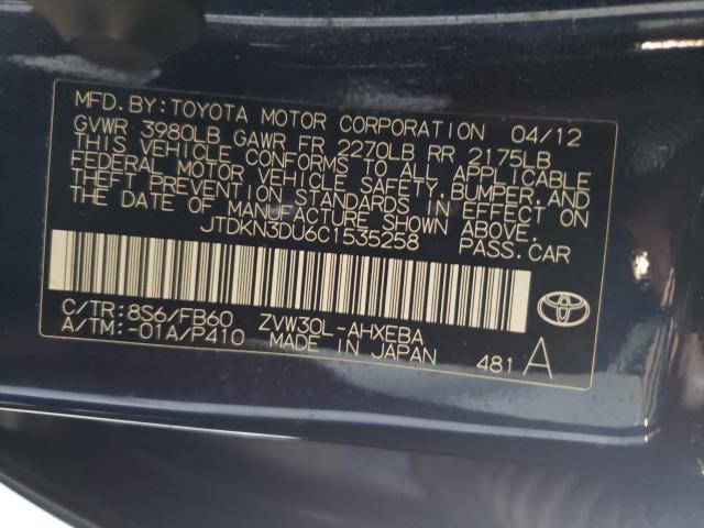 Photo 9 VIN: JTDKN3DU6C1535258 - TOYOTA PRIUS 