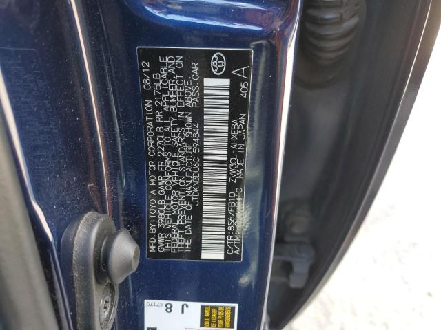 Photo 11 VIN: JTDKN3DU6C1594844 - TOYOTA PRIUS 