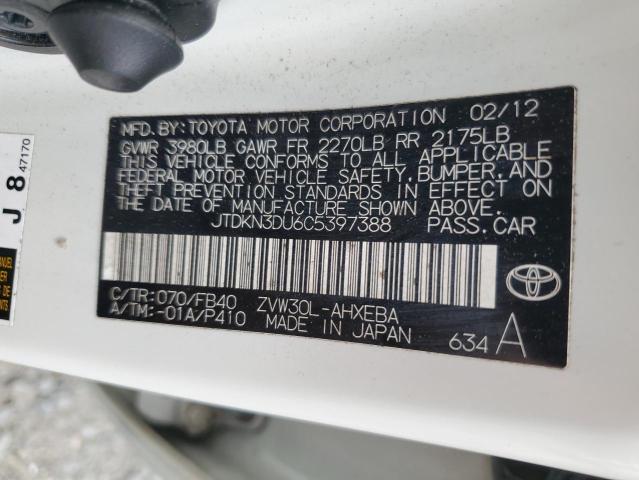 Photo 12 VIN: JTDKN3DU6C5397388 - TOYOTA PRIUS 