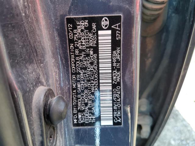 Photo 12 VIN: JTDKN3DU6C5409698 - TOYOTA PRIUS 