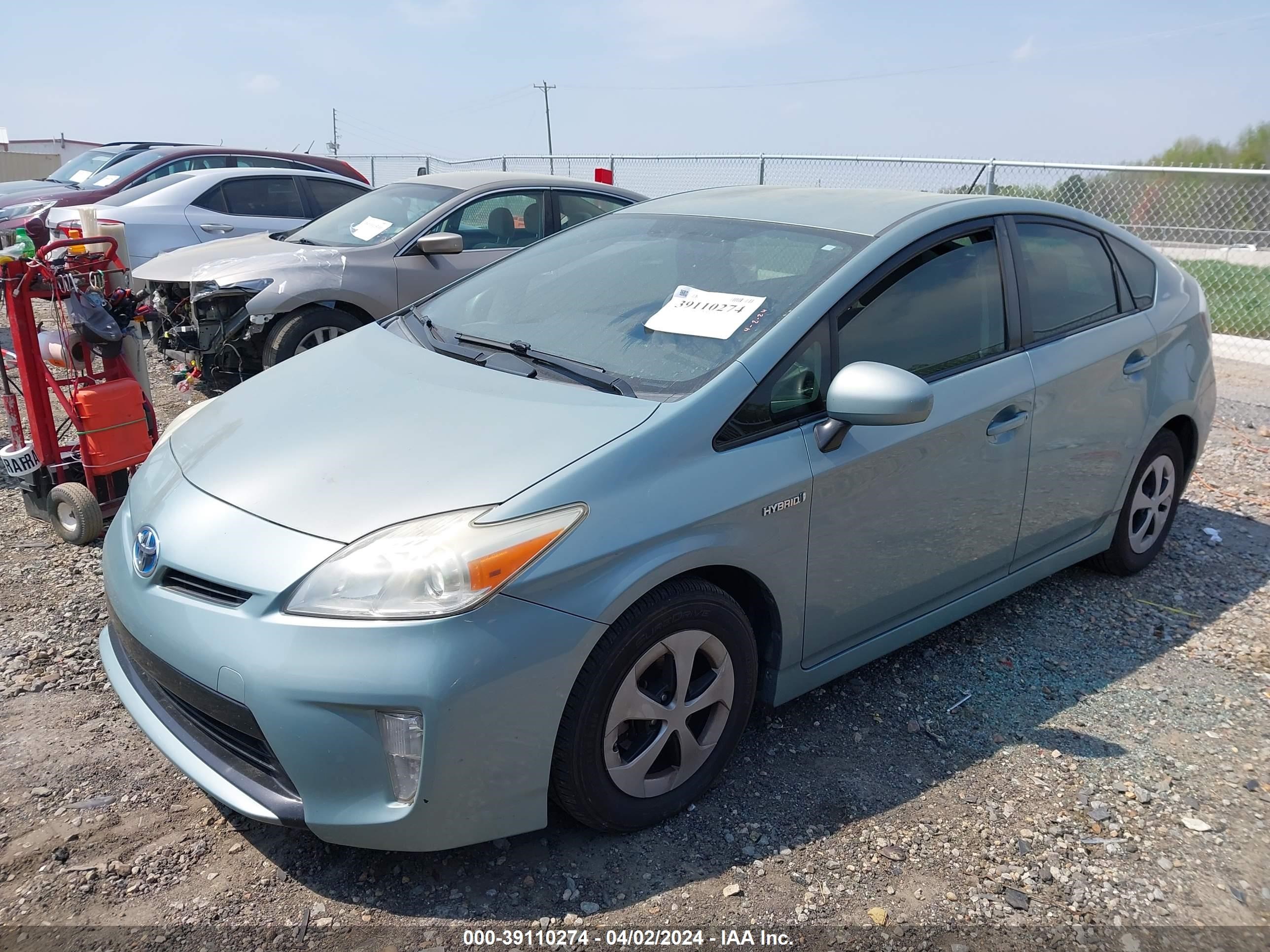 Photo 1 VIN: JTDKN3DU6D1647270 - TOYOTA PRIUS 