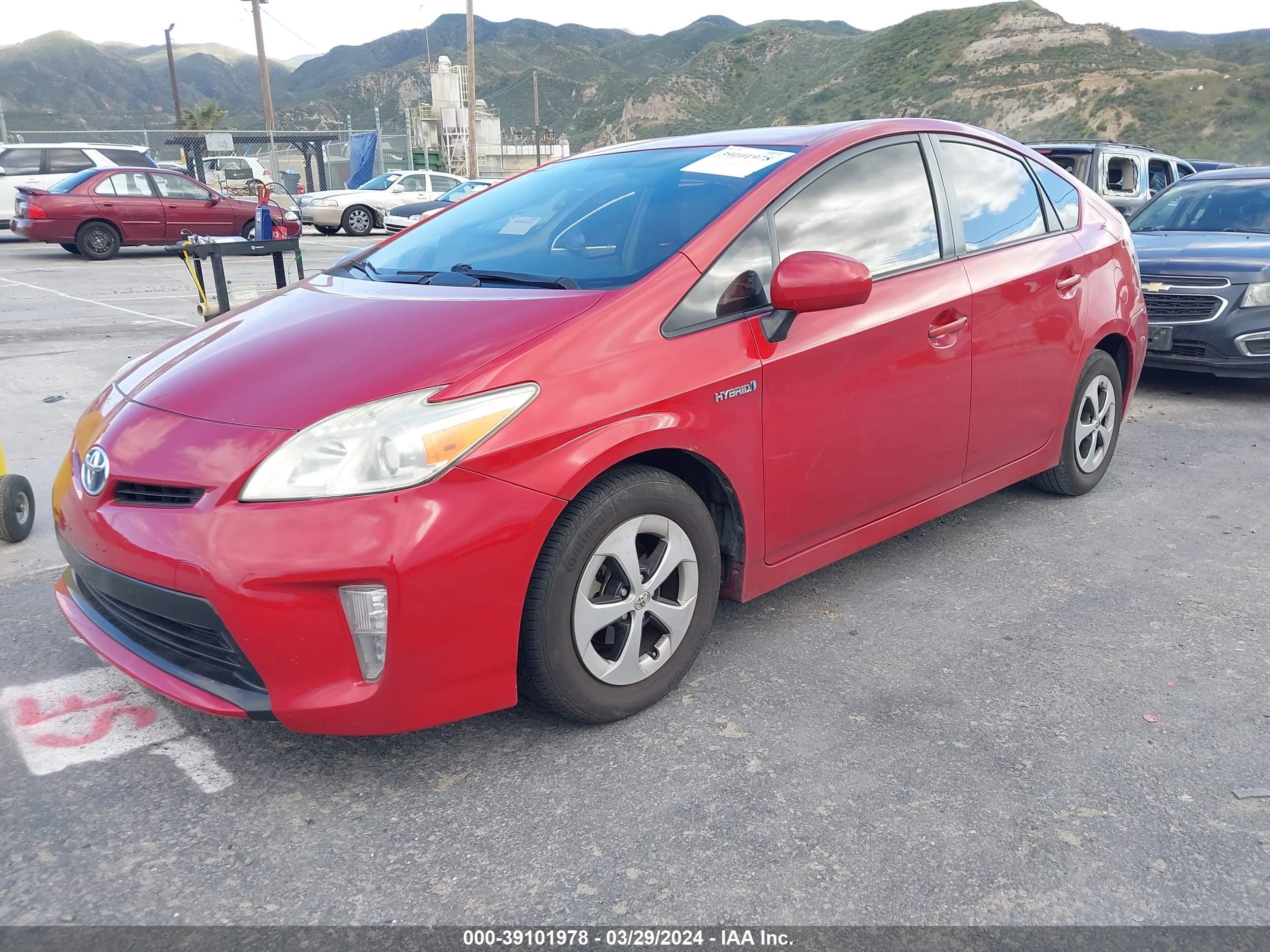 Photo 1 VIN: JTDKN3DU6D1651223 - TOYOTA PRIUS 