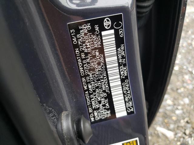 Photo 9 VIN: JTDKN3DU6D1675862 - TOYOTA PRIUS 