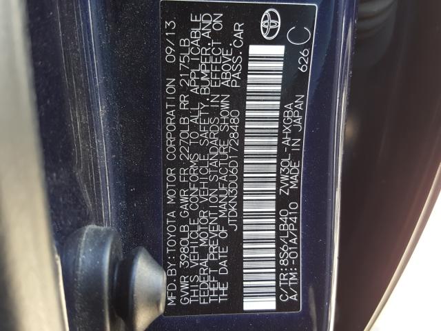 Photo 9 VIN: JTDKN3DU6D1728480 - TOYOTA PRIUS 