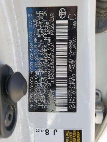 Photo 12 VIN: JTDKN3DU6D5672324 - TOYOTA PRIUS 