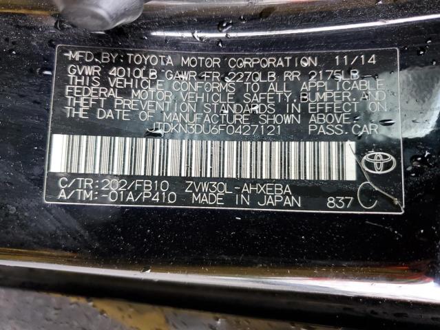 Photo 11 VIN: JTDKN3DU6F0427121 - TOYOTA PRIUS 