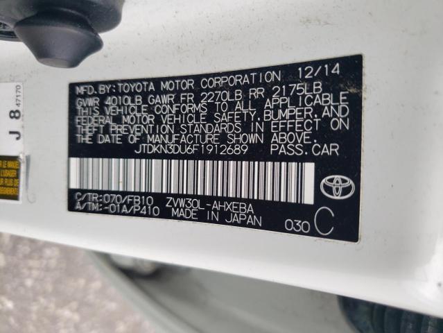 Photo 11 VIN: JTDKN3DU6F1912689 - TOYOTA PRIUS 