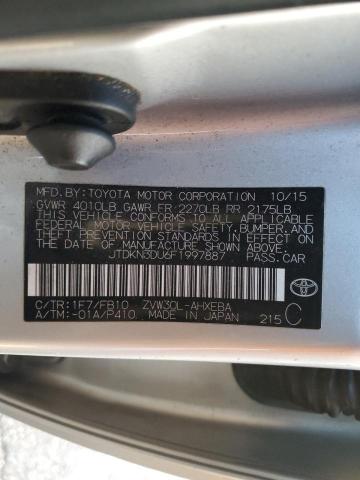 Photo 11 VIN: JTDKN3DU6F1997887 - TOYOTA PRIUS 