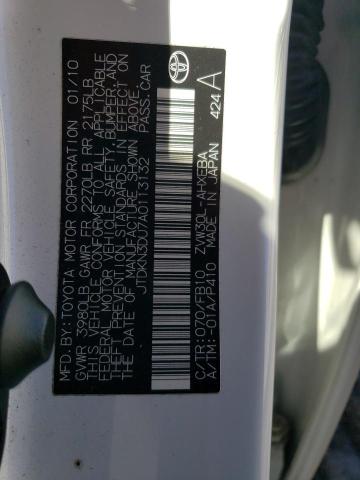 Photo 11 VIN: JTDKN3DU7A0113132 - TOYOTA PRIUS 