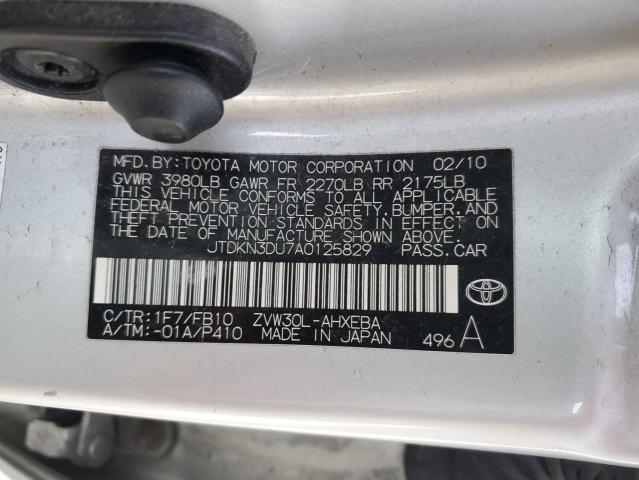 Photo 12 VIN: JTDKN3DU7A0125829 - TOYOTA PRIUS 