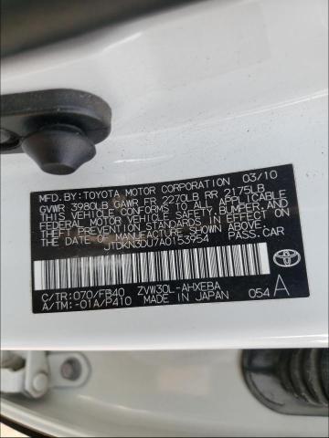 Photo 9 VIN: JTDKN3DU7A0153954 - TOYOTA PRIUS 