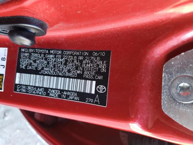 Photo 11 VIN: JTDKN3DU7A0189823 - TOYOTA PRIUS 