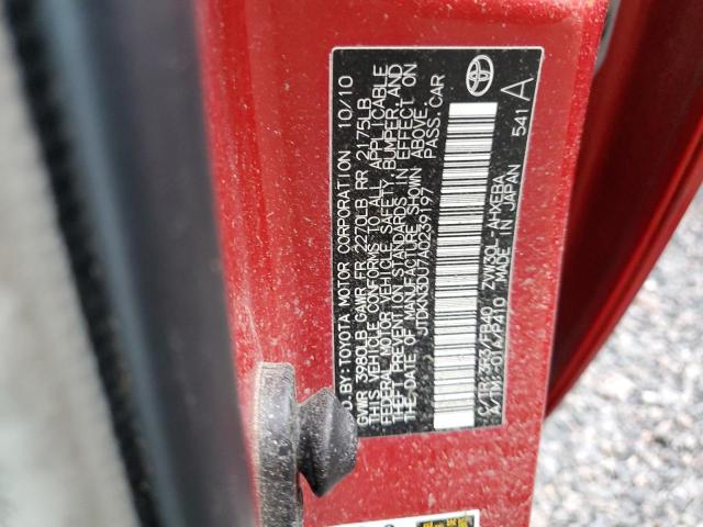 Photo 12 VIN: JTDKN3DU7A0239197 - TOYOTA PRIUS 