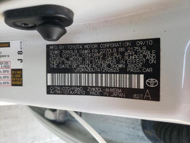 Photo 9 VIN: JTDKN3DU7A1292623 - TOYOTA PRIUS 