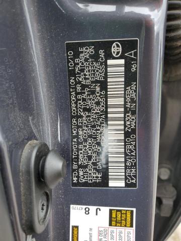 Photo 12 VIN: JTDKN3DU7A1305516 - TOYOTA PRIUS 