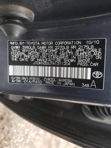 Photo 9 VIN: JTDKN3DU7A1311204 - TOYOTA PRIUS 