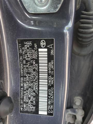 Photo 11 VIN: JTDKN3DU7B0312828 - TOYOTA PRIUS 