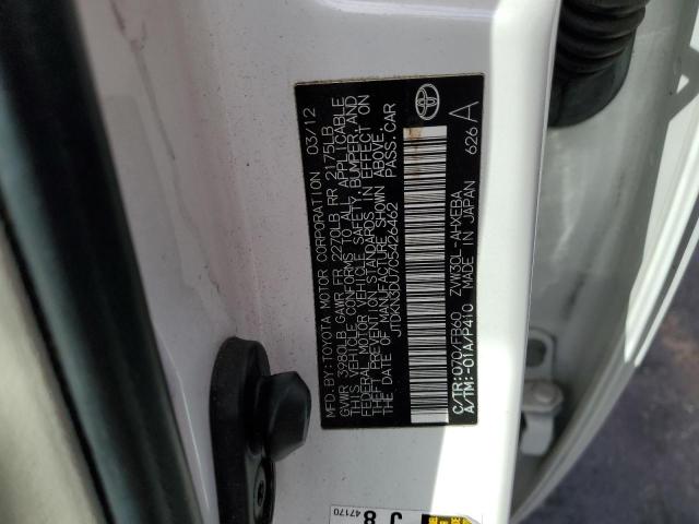 Photo 11 VIN: JTDKN3DU7C5426462 - TOYOTA PRIUS 