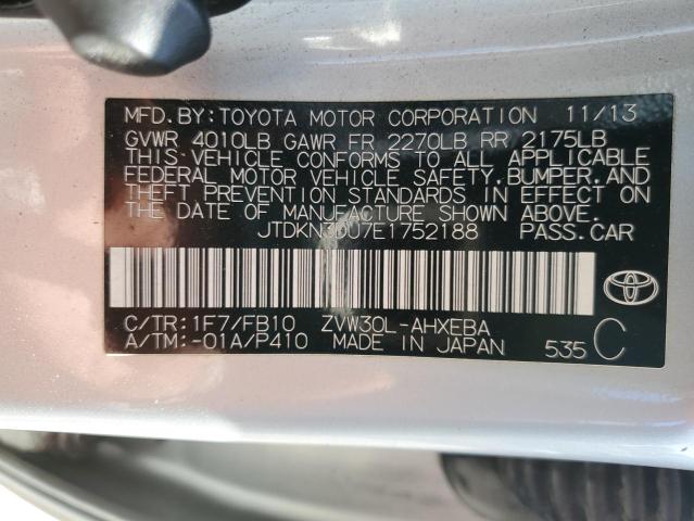 Photo 11 VIN: JTDKN3DU7E1752188 - TOYOTA PRIUS 