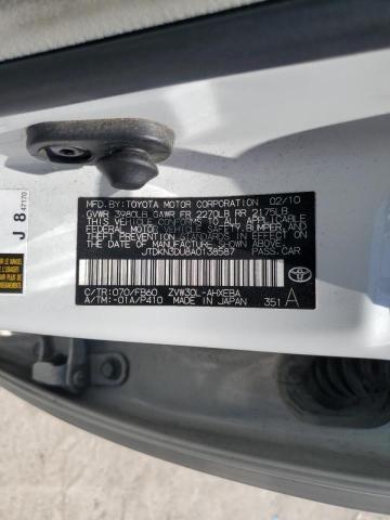 Photo 11 VIN: JTDKN3DU8A0138587 - TOYOTA PRIUS 