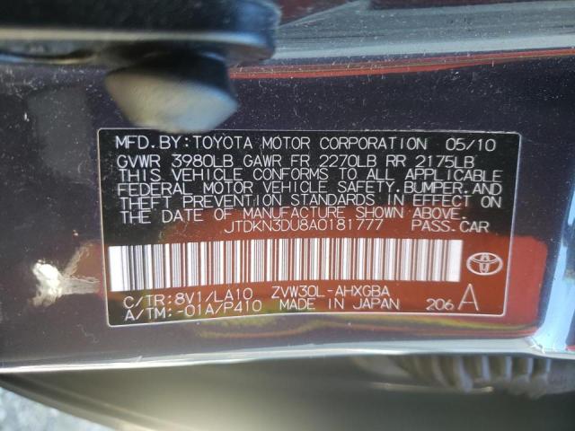 Photo 9 VIN: JTDKN3DU8A0181777 - TOYOTA PRIUS 