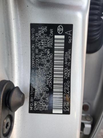 Photo 11 VIN: JTDKN3DU8A0229780 - TOYOTA PRIUS 