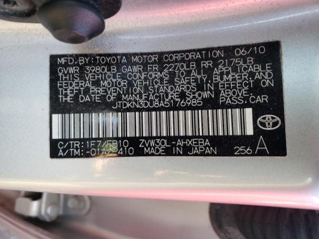 Photo 9 VIN: JTDKN3DU8A5176985 - TOYOTA PRIUS 