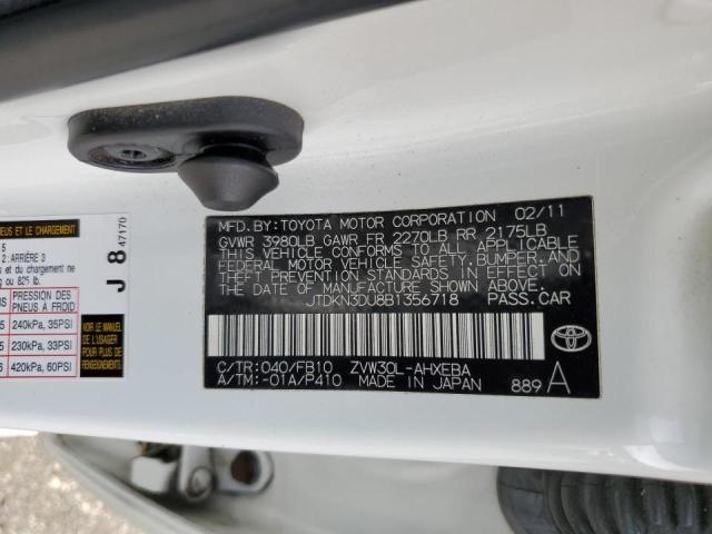 Photo 9 VIN: JTDKN3DU8B1356718 - TOYOTA PRIUS 