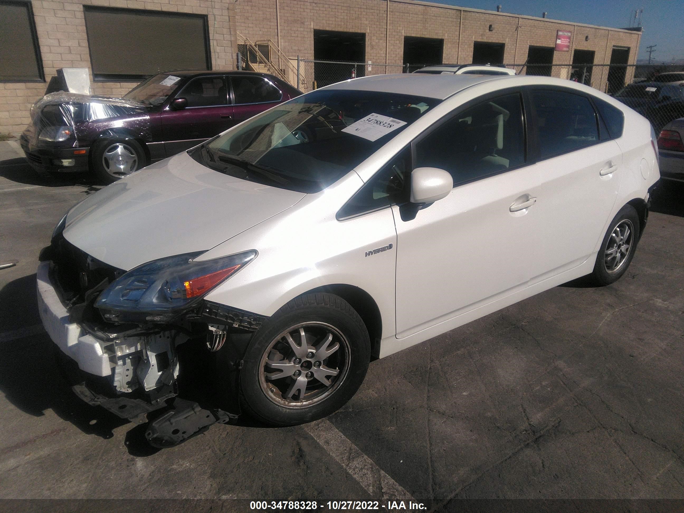 Photo 1 VIN: JTDKN3DU8B5347767 - TOYOTA PRIUS 