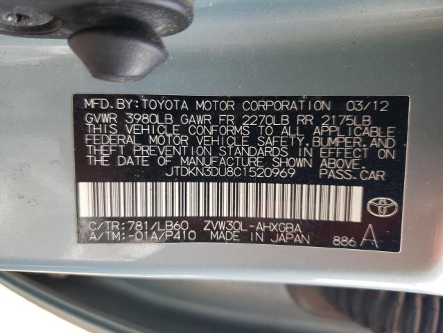 Photo 11 VIN: JTDKN3DU8C1520969 - TOYOTA PRIUS 