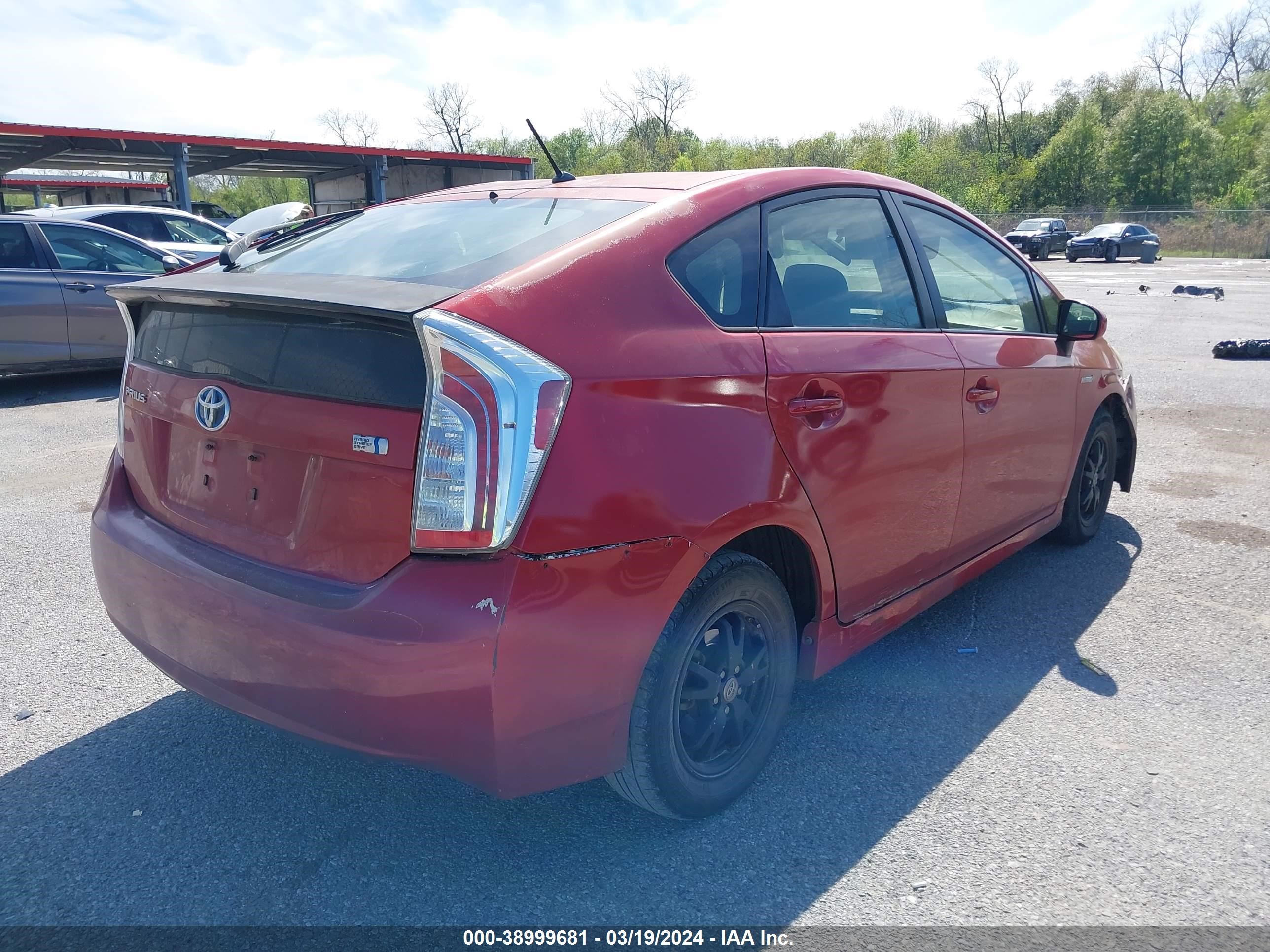 Photo 3 VIN: JTDKN3DU8C1545192 - TOYOTA PRIUS 