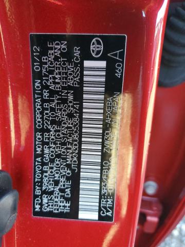 Photo 11 VIN: JTDKN3DU8C5384741 - TOYOTA PRIUS 