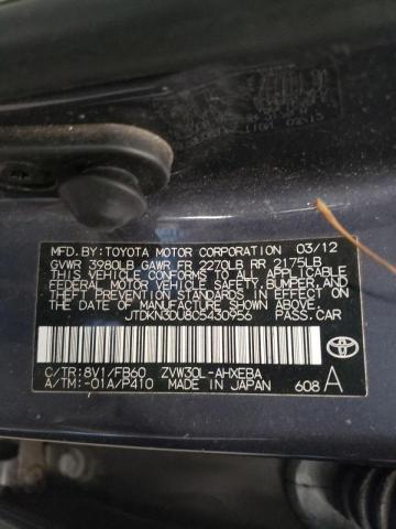 Photo 9 VIN: JTDKN3DU8C5430956 - TOYOTA PRIUS 