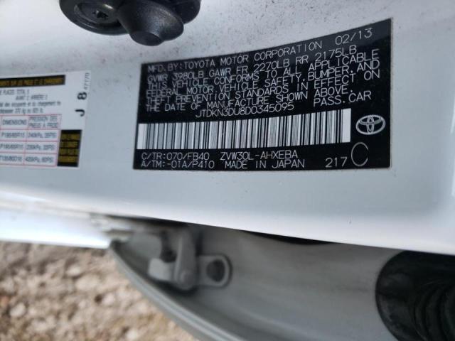 Photo 12 VIN: JTDKN3DU8D0345095 - TOYOTA PRIUS 