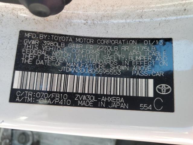 Photo 11 VIN: JTDKN3DU8D5595553 - TOYOTA PRIUS 