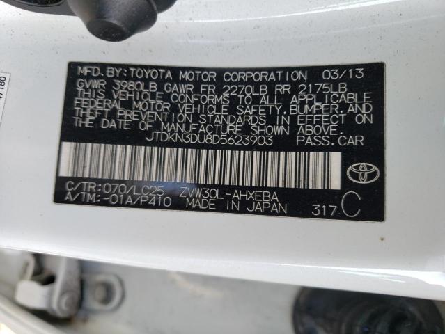 Photo 11 VIN: JTDKN3DU8D5623903 - TOYOTA PRIUS 