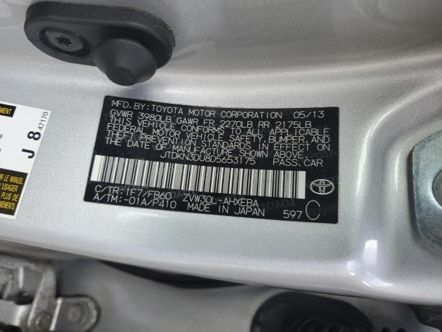 Photo 11 VIN: JTDKN3DU8D5653175 - TOYOTA PRIUS 