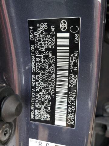 Photo 11 VIN: JTDKN3DU8E0369723 - TOYOTA PRIUS 