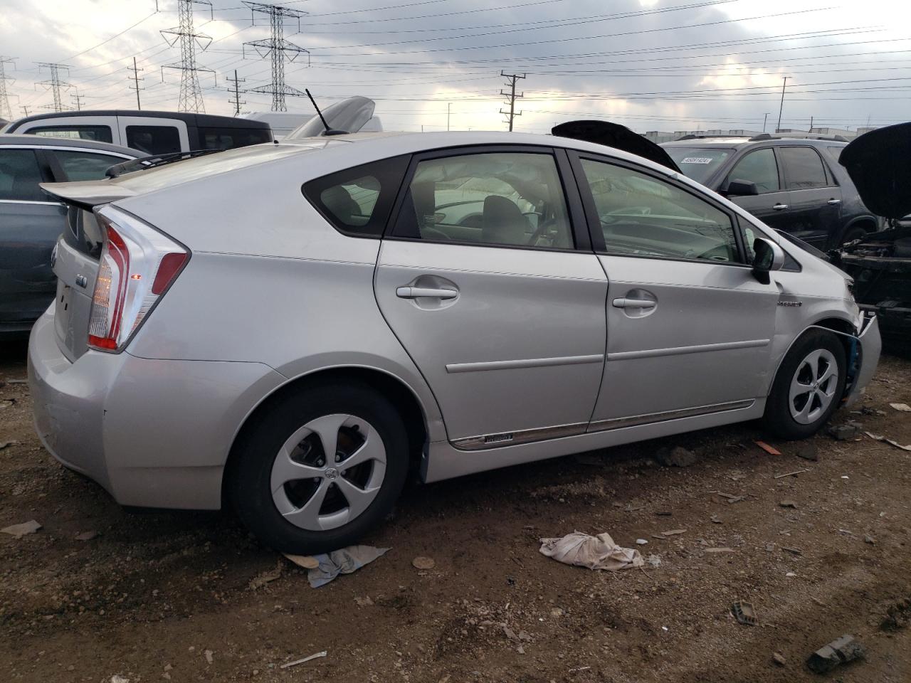 Photo 2 VIN: JTDKN3DU8E0378924 - TOYOTA PRIUS 