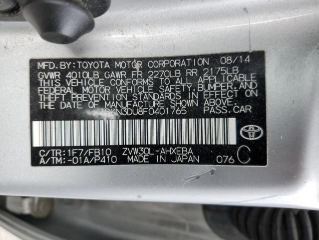 Photo 11 VIN: JTDKN3DU8F0401765 - TOYOTA PRIUS 