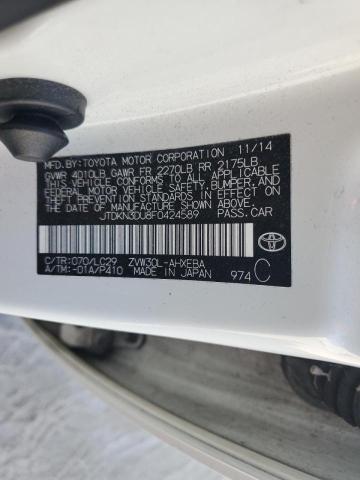 Photo 12 VIN: JTDKN3DU8F0424589 - TOYOTA PRIUS 