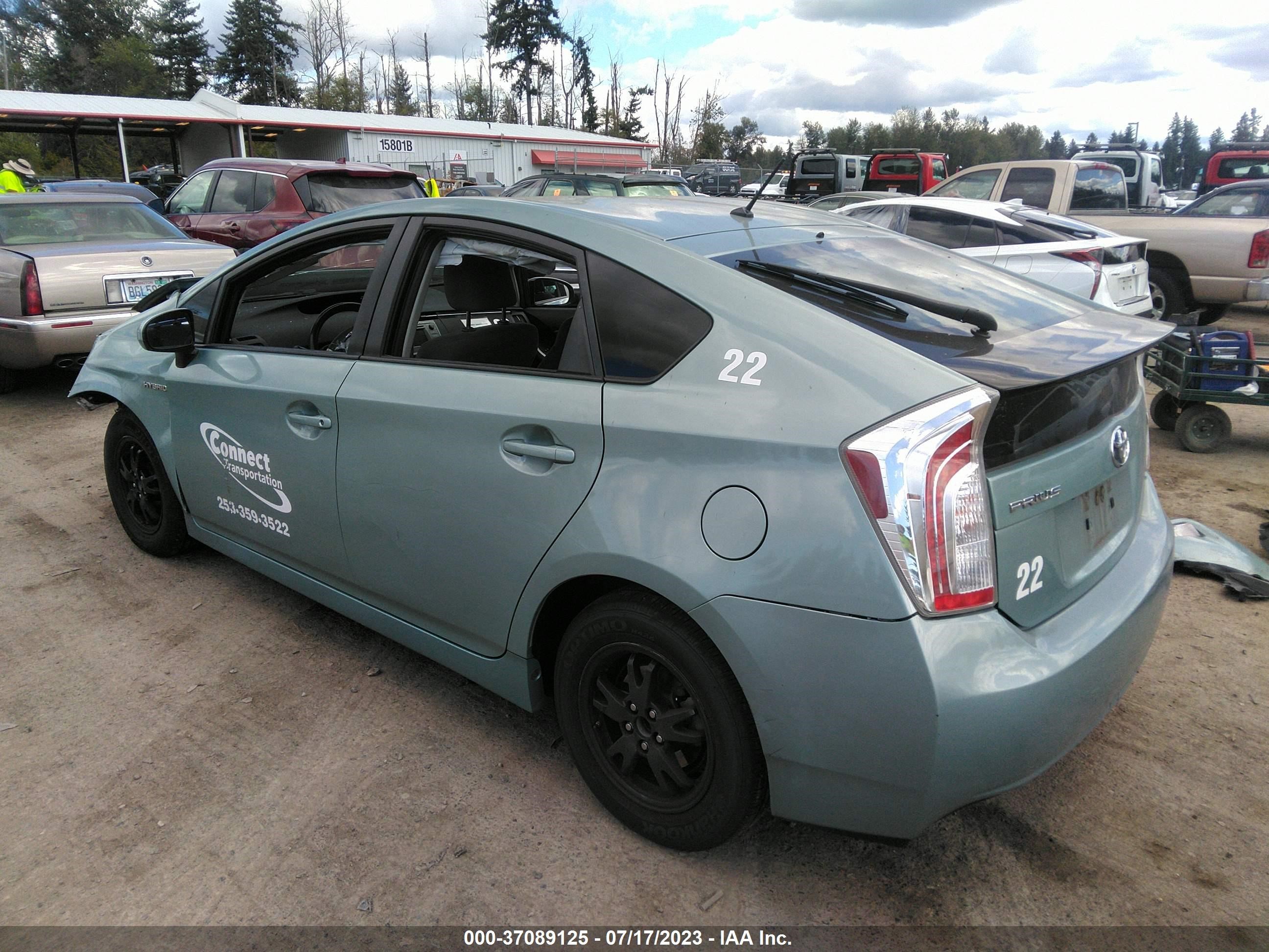 Photo 2 VIN: JTDKN3DU8F1872535 - TOYOTA PRIUS 