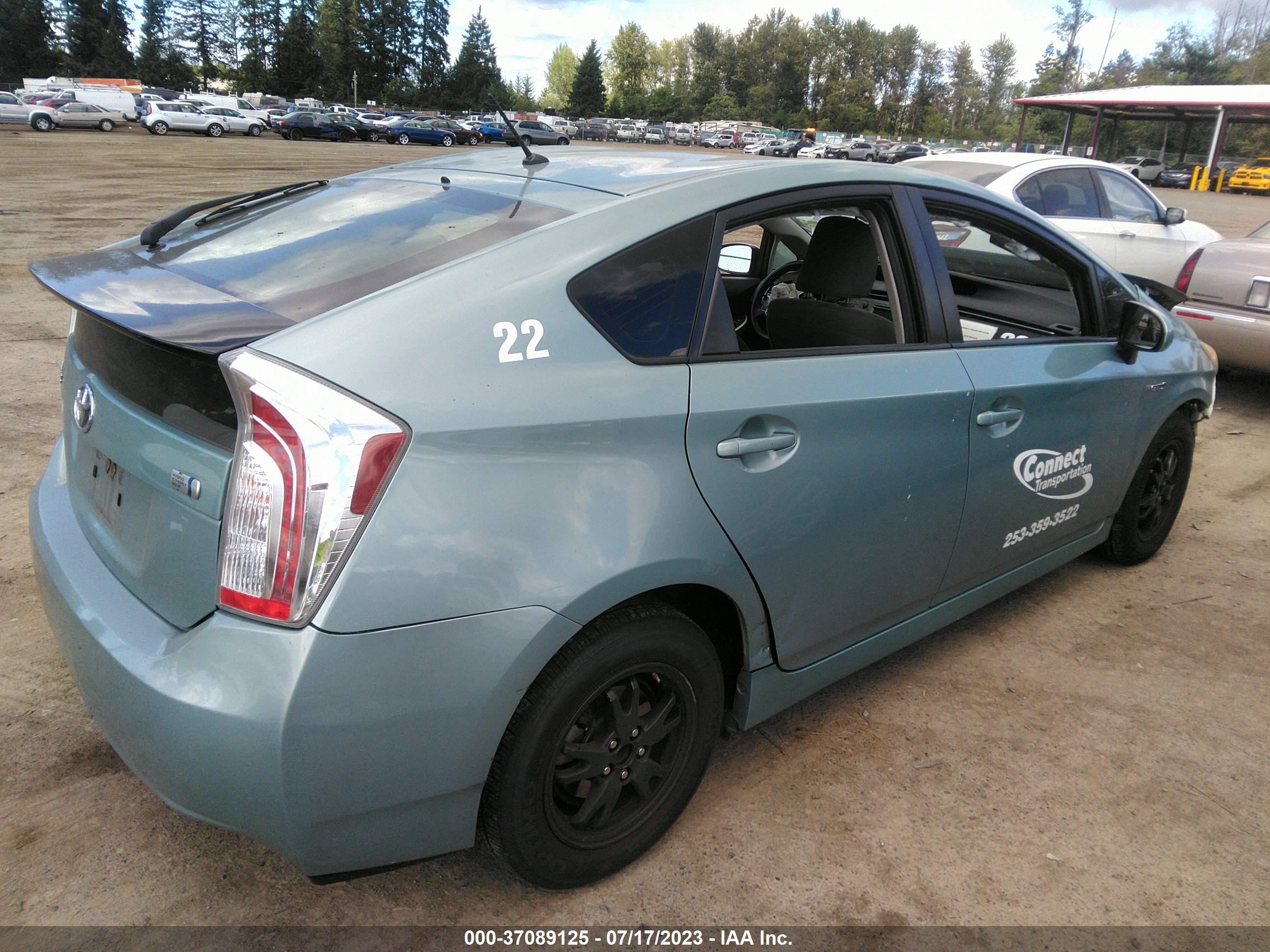 Photo 3 VIN: JTDKN3DU8F1872535 - TOYOTA PRIUS 