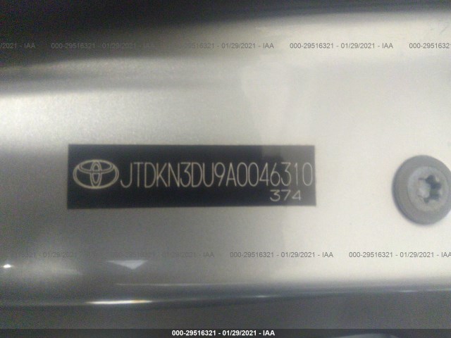 Photo 8 VIN: JTDKN3DU9A0046310 - TOYOTA PRIUS 