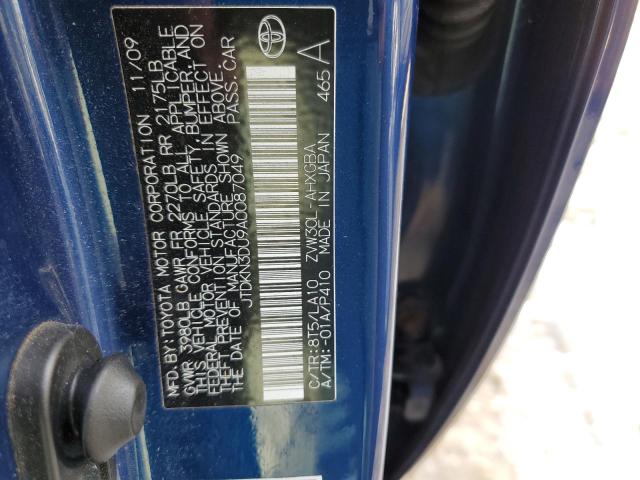 Photo 11 VIN: JTDKN3DU9A0087049 - TOYOTA PRIUS 