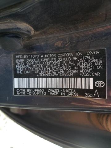 Photo 9 VIN: JTDKN3DU9A1089524 - TOYOTA PRIUS 